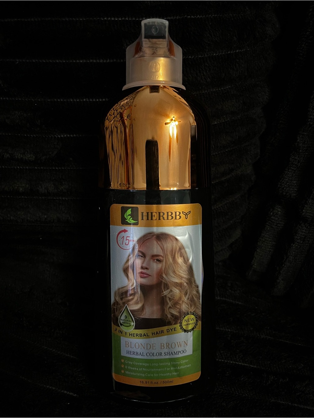 Used twice - Herbby blonde brown color Shampoo